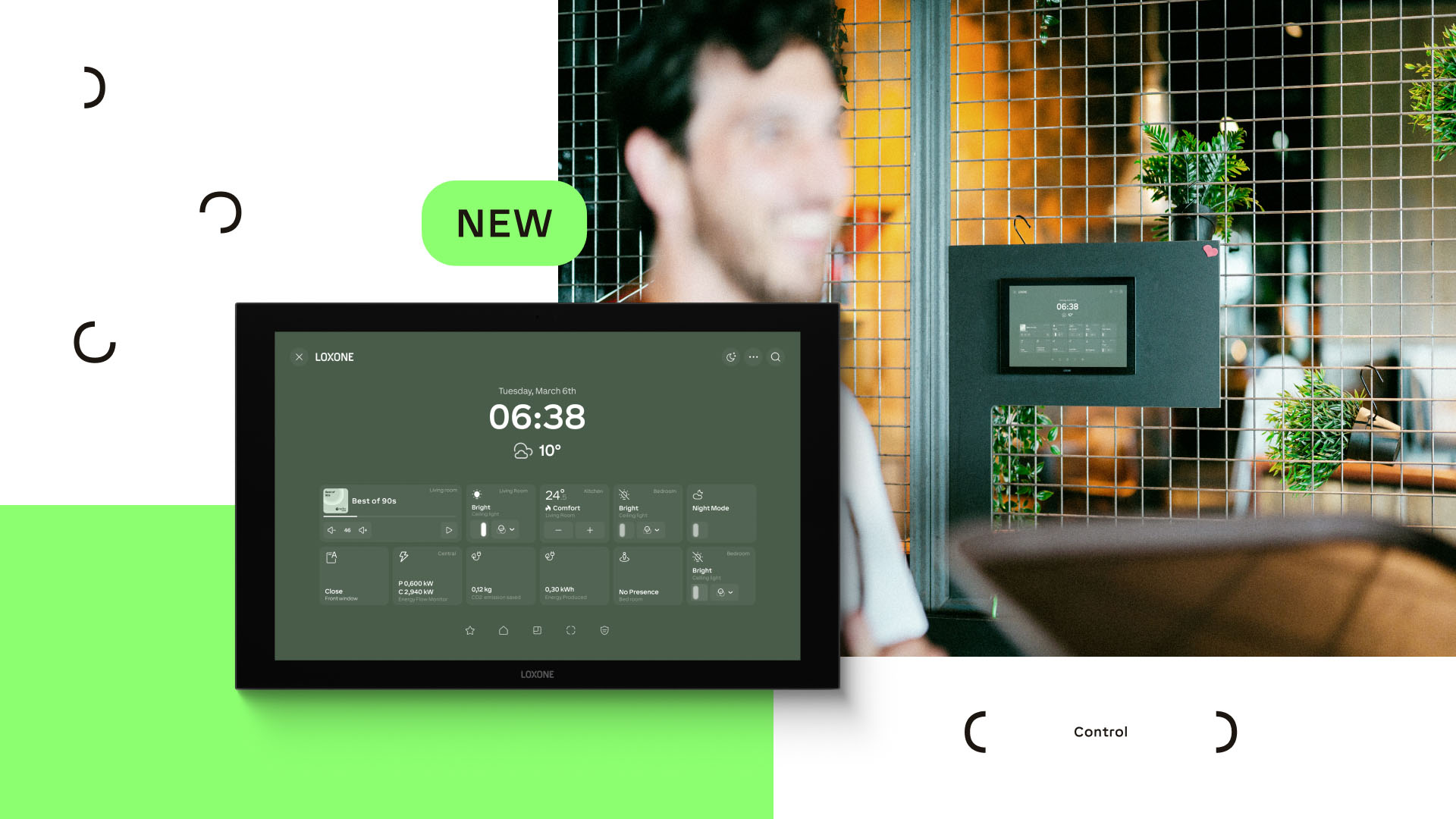 Loxone Wall Display 10″: Az okosépületek vezérlésének új módja – Hamarosan az uplan-ben
