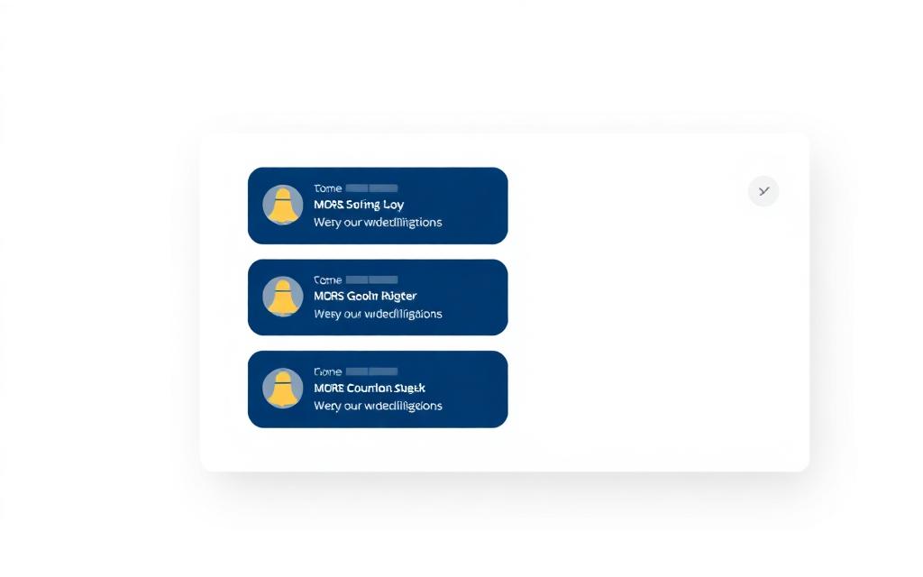 Értesítési panel csoportosított projektesemények listájával.